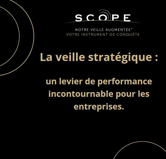 La veille stratégique un levier de performance incontournable pour les entreprises